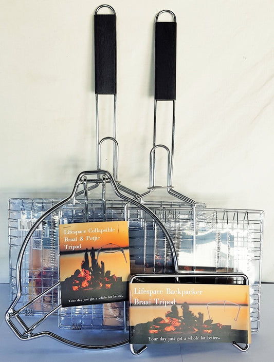 Lifespace Ultimate Braai Bargain Bundle: Grid & Grid Stand Bundle - Lifespace