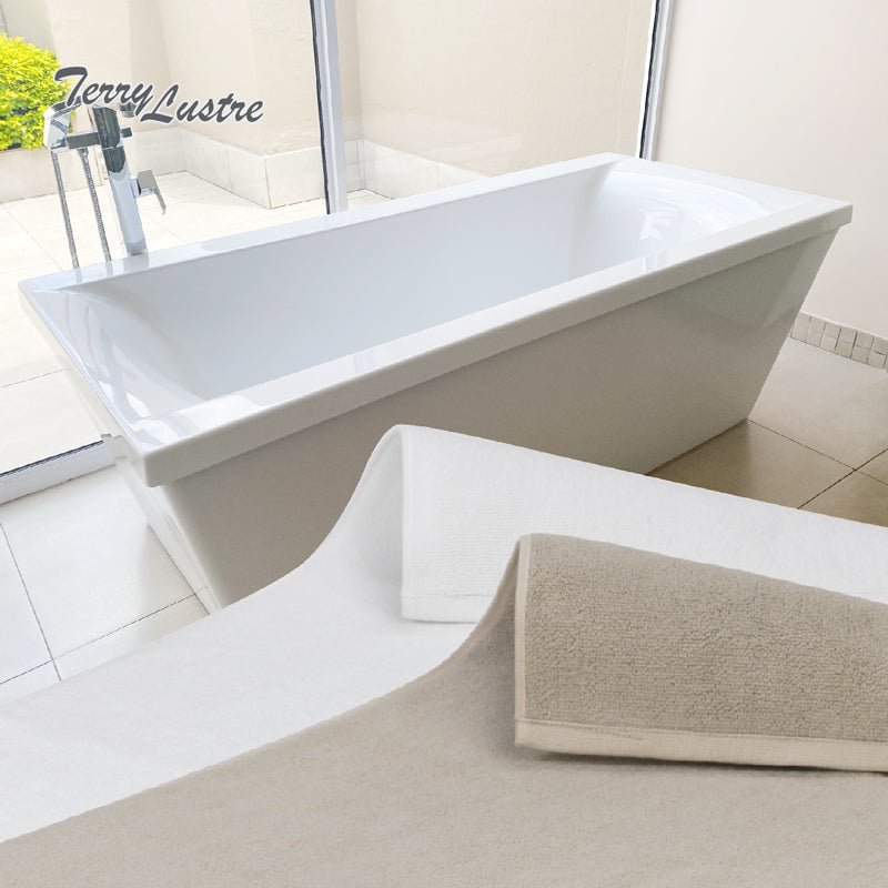 Terry Lustre 1000 Range Supreme - Quality 1070gsm Bath Mats - 60cm x 85cm - Lifespace