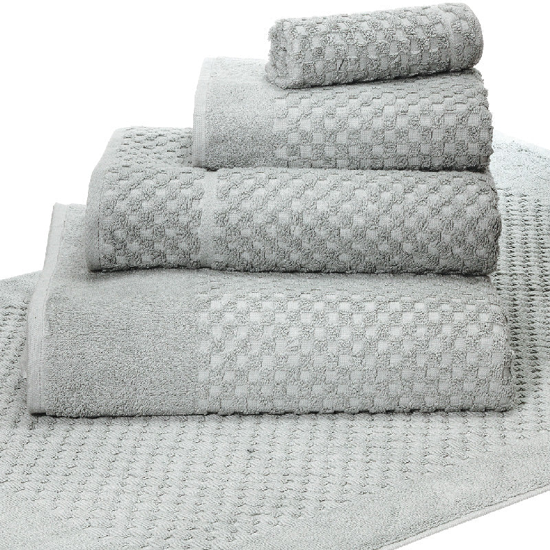 Terry Lustre 525gsm Waffle Weave Towel and 2070gsm Bath Mat Collection - Various Options and Select Colours - Lifespace