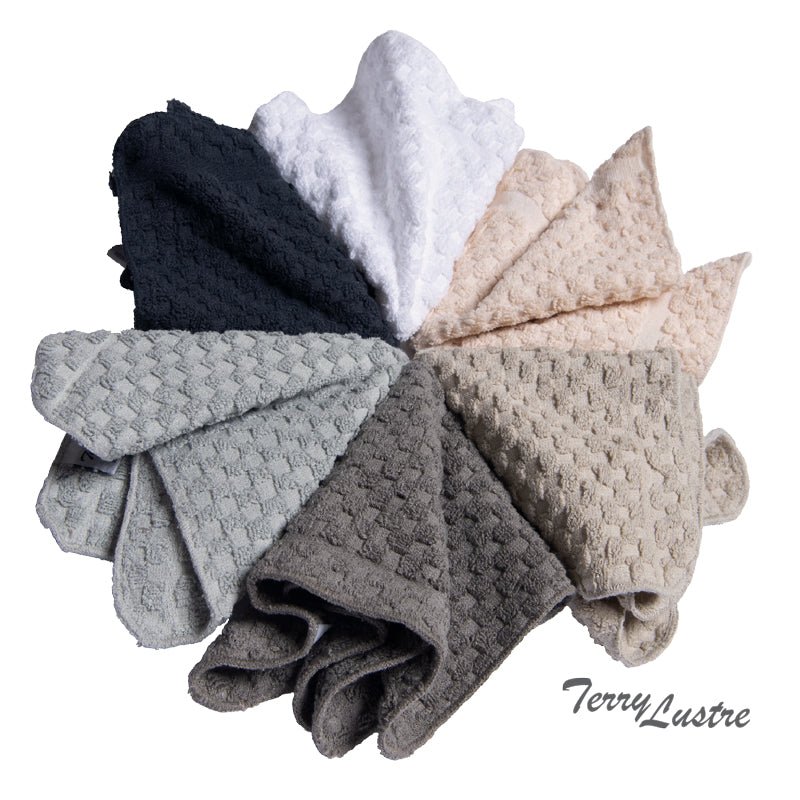 Terry Lustre 525gsm Waffle Weave Towel and 2070gsm Bath Mat Collection - Various Options and Select Colours - Lifespace
