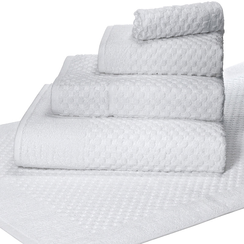 Terry Lustre 525gsm Waffle Weave Towel and 2070gsm Bath Mat Collection - Various Options and Select Colours - Lifespace
