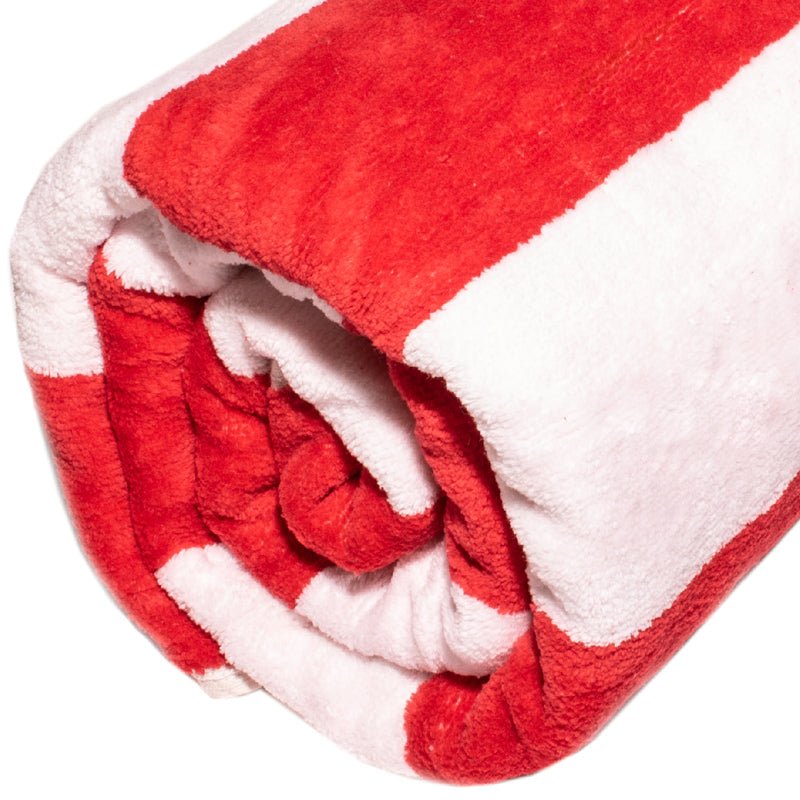 Terry Lustre Trousseau Royal Collection Velour and Terry Striped Pool Towels - Various Options Available - Lifespace