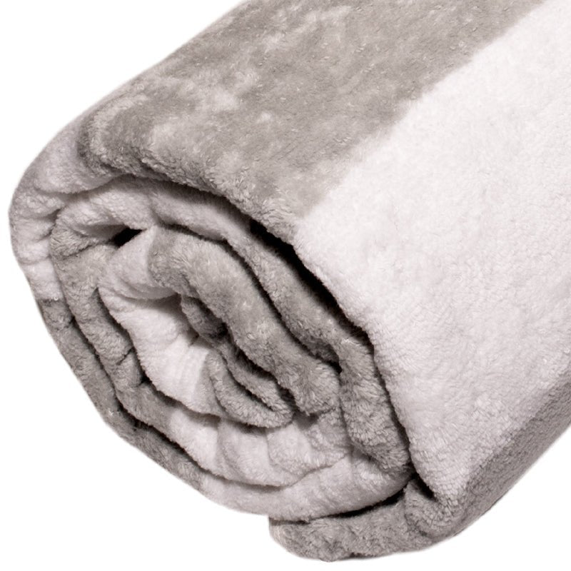 Terry Lustre Trousseau Royal Collection Velour and Terry Striped Pool Towels - Various Options Available - Lifespace