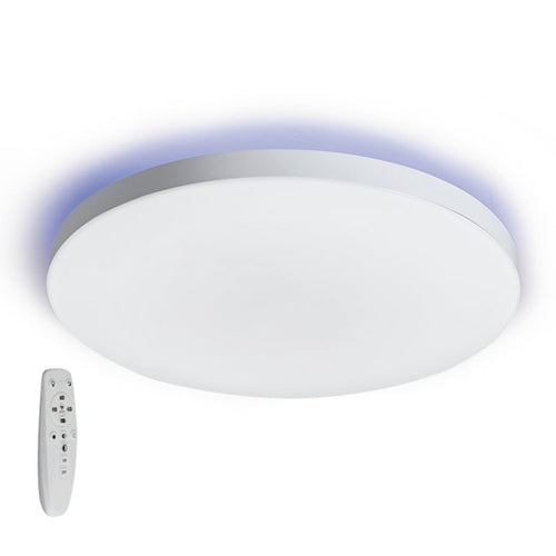 ABS Ceiling Fitting with Blue Backlight Includes a Remote Control CF131 CCT - Lifespace