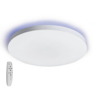 ABS Ceiling Fitting with Blue Backlight Includes a Remote Control CF131 CCT - Lifespace