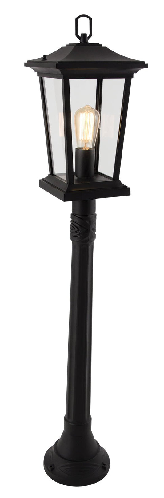 Aluminium Standing Lantern with Clear Glass - Lifespace