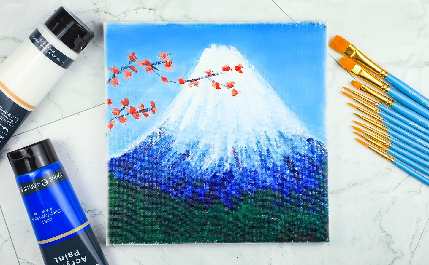 Artecho 10pc Artist Brush Set - Quality Student Range - Lifespace