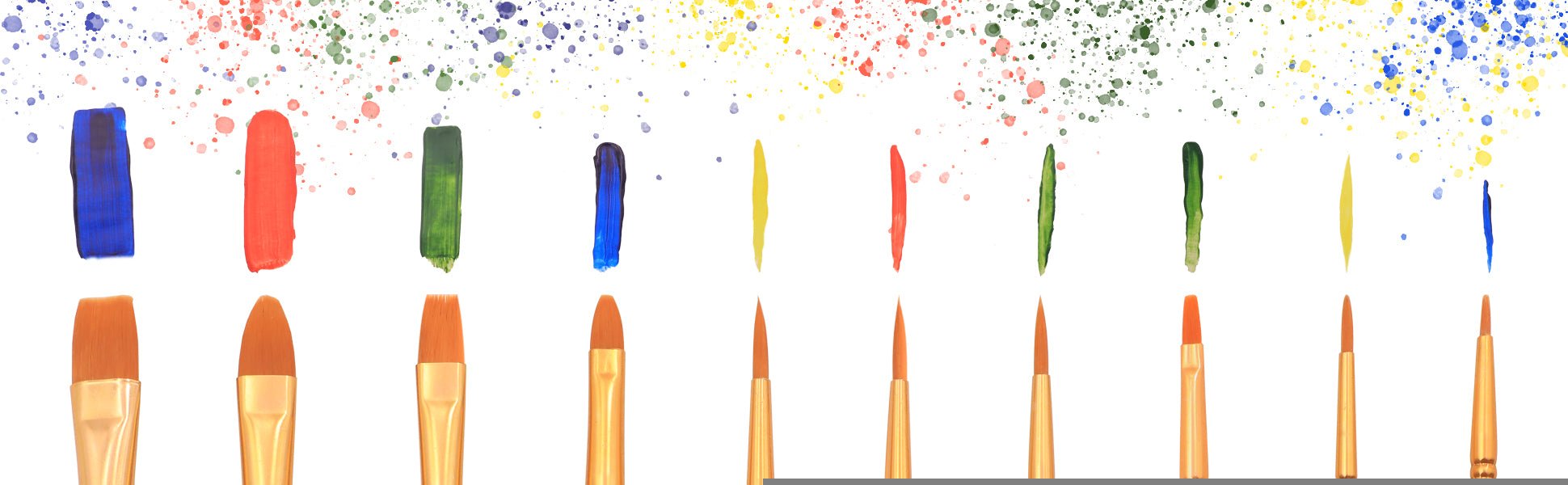 Artecho 10pc Artist Brush Set - Quality Student Range - Lifespace