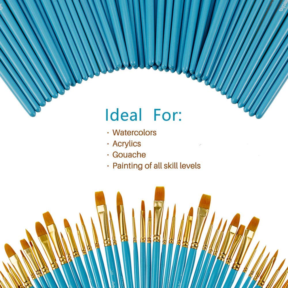 Artecho 10pc Artist Brush Set - Quality Student Range - Lifespace