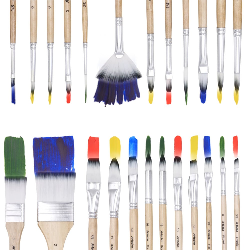 Artecho 24pc Artist Brush Set - Professional Range - Lifespace