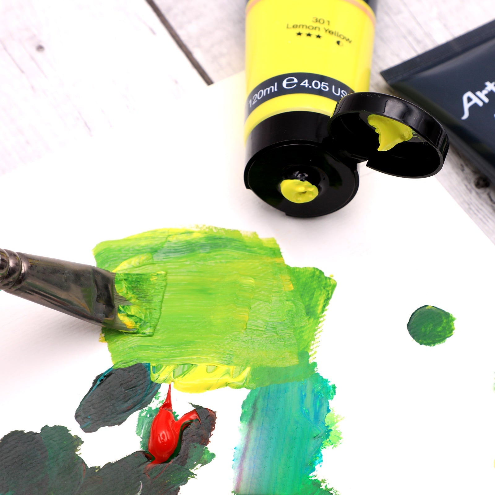 Artecho Acrylic Paint Set 20 Colours 4.05 oz/ 120ml Tube Art Paint - Lifespace