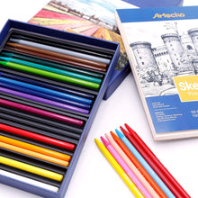 Load image into Gallery viewer, Artecho Premium Watercolour 24 Pencil Set &amp; 50 Page Sketch Pad - Lifespace