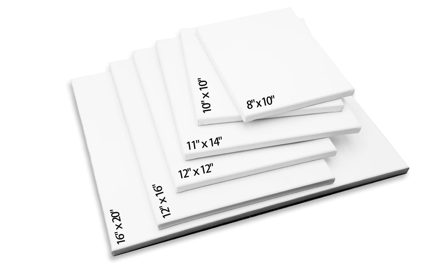 Artecho Stretched Canvas 6 Set Value Pack White - 30cm x 40cm - Lifespace