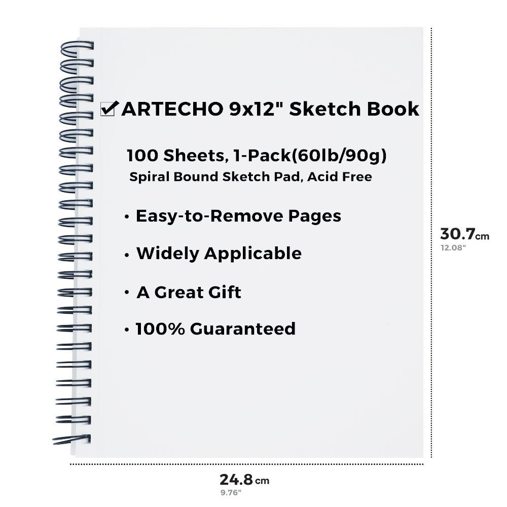 Artecho Student Sketch Pad - 100 Sheets - Lifespace