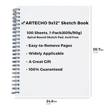 Load image into Gallery viewer, Artecho Student Sketch Pad - 100 Sheets - Lifespace
