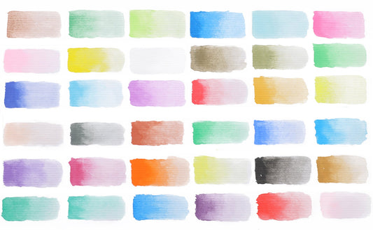 Artecho Watercolour Paint Set in a Plastic Case - Student 36 colour - Lifespace