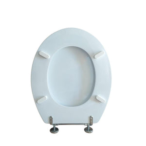 Atlantica Luxoline Wooden Toilet Seat - High-gloss white - Lifespace