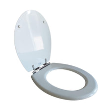 Load image into Gallery viewer, Atlantica Luxoline Wooden Toilet Seat - High-gloss white - Lifespace