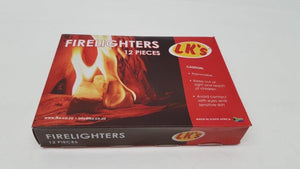 Boxed Firelighters - LK's - 12 Blocks - Lifespace