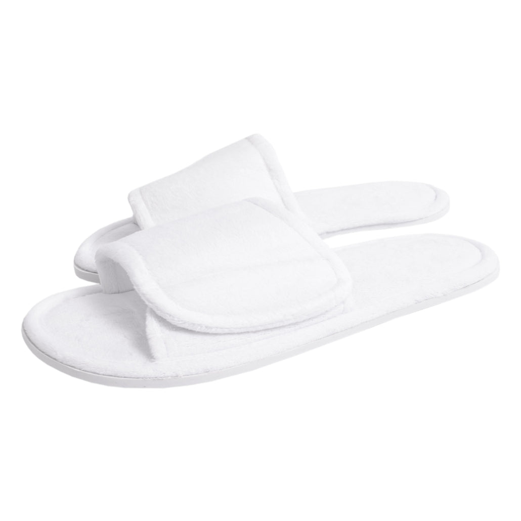 Club Classique Open Toe with Velcro - White or Stone - Lifespace