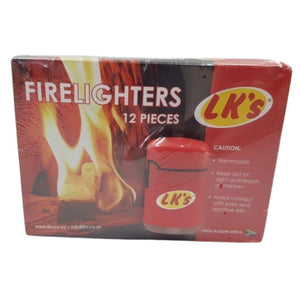 Combo Gift pack - Lks Jet Flame Lighter with 3 x 12 Block Firelighters - Lifespace