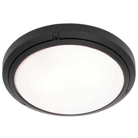 Die Cast Aluminium with Frosted Glass BH057/2 BLACK - Lifespace