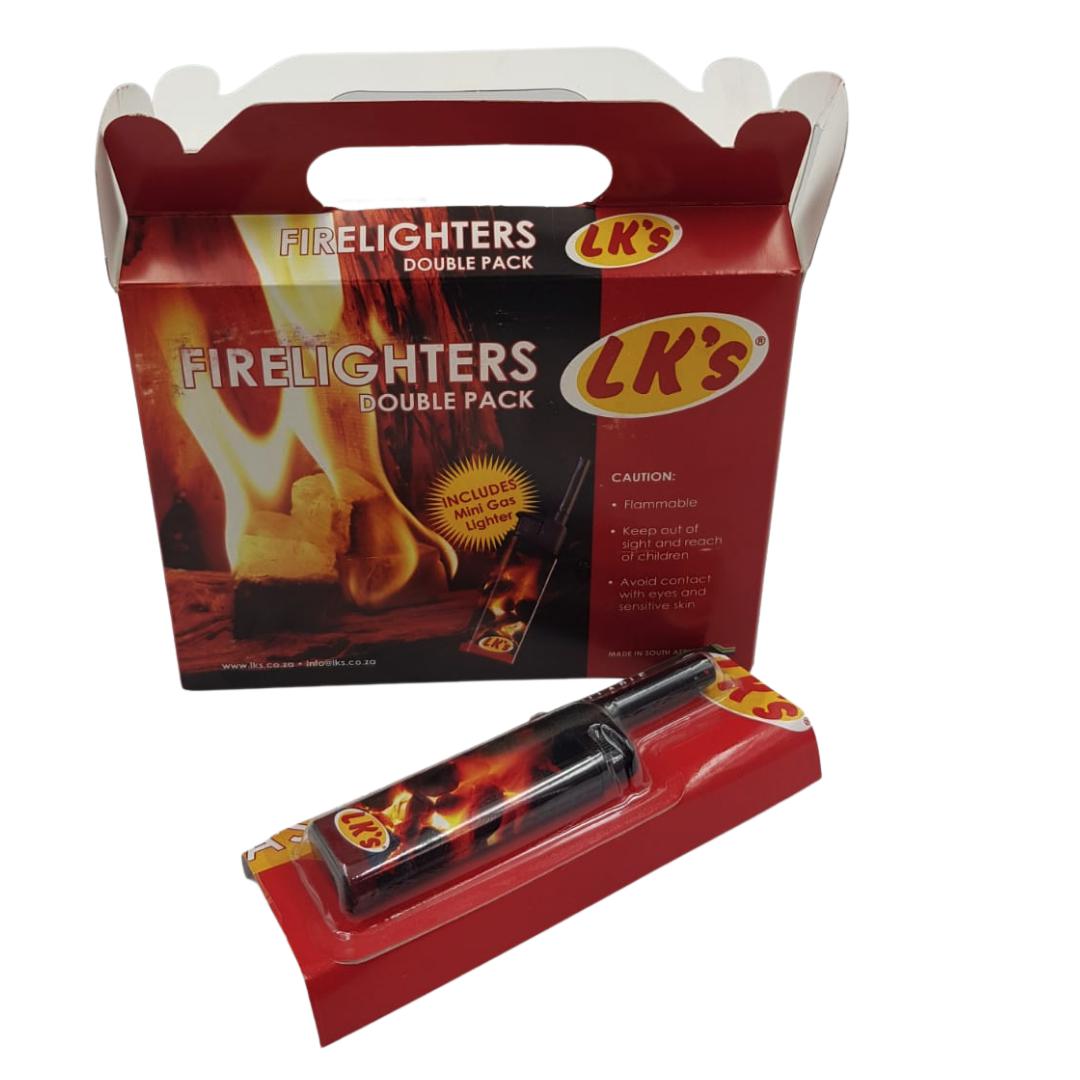 Firelighters - 2-Pack with Lighter - Lifespace