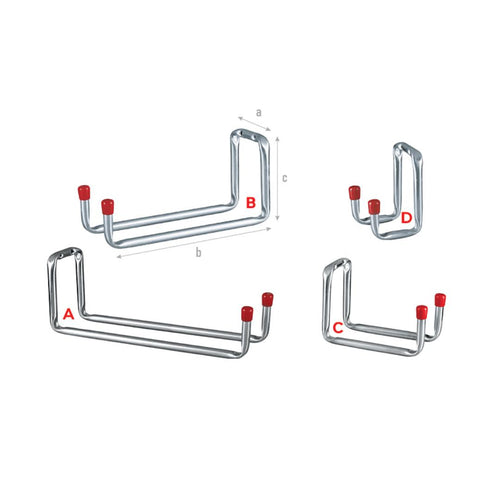 Handy Hooks - Double Wall Brackets - The easy to install storage solution - Lifespace