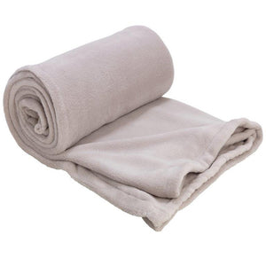 Hemmed Coral Fleece Blankets - various colours & sizes - Lifespace