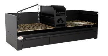 Home Fires Table Braai 1200 With Ashlid And Drawers - Lifespace