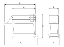 Load image into Gallery viewer, Home Fires Trolley Braai 1200 SDL With Ash Lid And Drawers - Lifespace