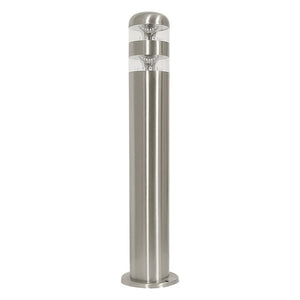 LED, Stainless Steel Bollard with Clear Polycarbonate Cover - Lifespace