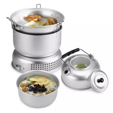 Load image into Gallery viewer, Lifespace 10 Piece Portable Camping Hiking Cook Set - Lifespace