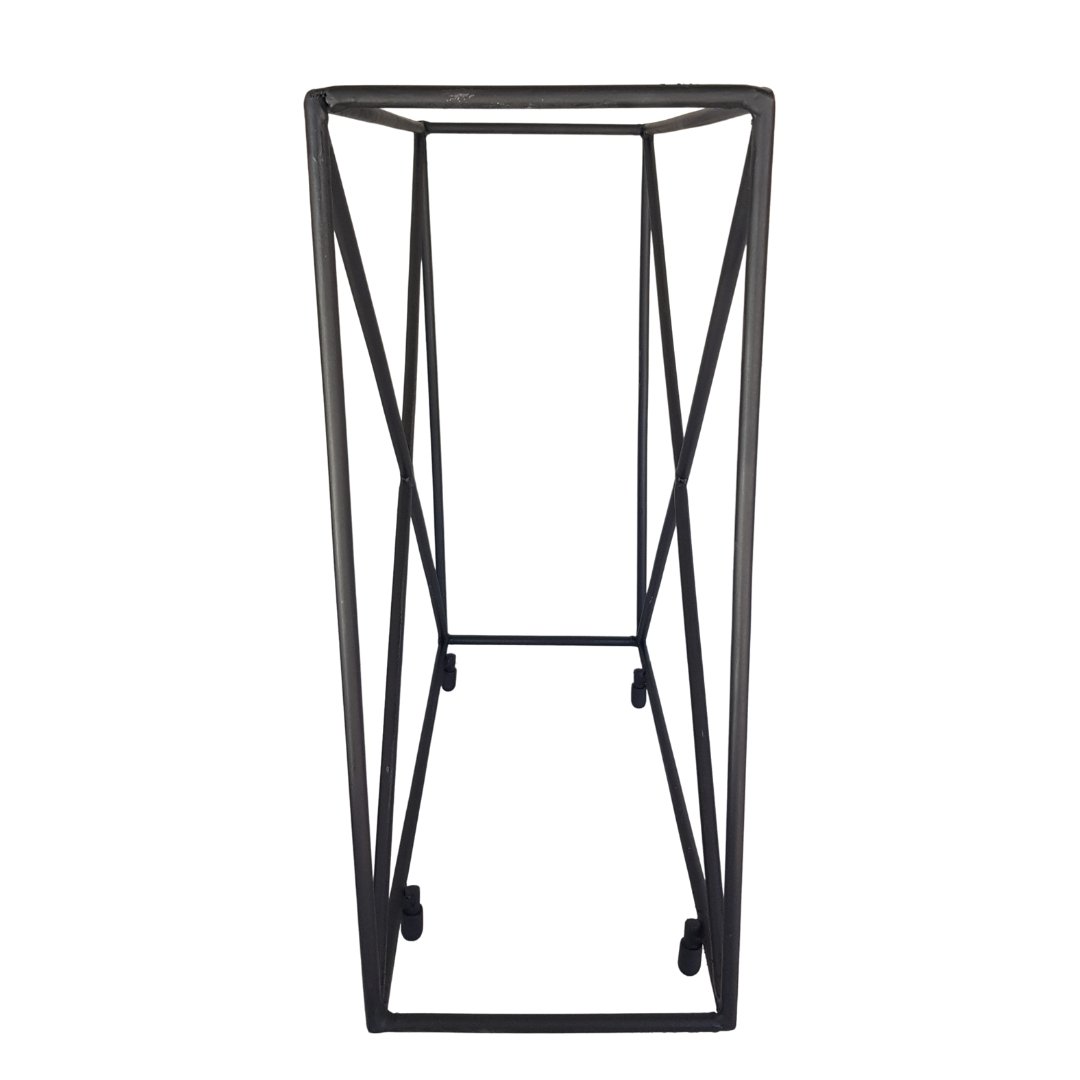 Lifespace 12 Bottle Matt Black Counter Top Wine Rack Bottle Holder - Lifespace