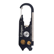 Load image into Gallery viewer, Lifespace 20-in-1 Multitool with Carabiner Clip &amp; Keychain - Lifespace
