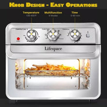Load image into Gallery viewer, Lifespace 22lt Multi-Function Air Fryer Steam Oven - 1700w - Excellent Quality - Lifespace