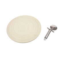 Load image into Gallery viewer, Lifespace 33cm Pizza Grilling Stone with Stainless Steel Cutter - Lifespace