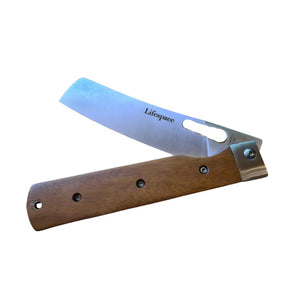 Lifespace 440A Stainless Steel Folding Japanese Chef Knife - Fantastic outdoor knife - Lifespace
