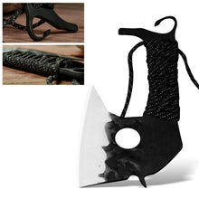 Load image into Gallery viewer, Lifespace 5&quot; Bull Fighter Axe Cleaver with Black Rope Lanyard Handle - Lifespace