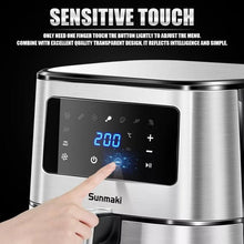 Load image into Gallery viewer, Sunmaki 5,5lt Touch Screen Hot Air Fryer - 1700w - Lifespace