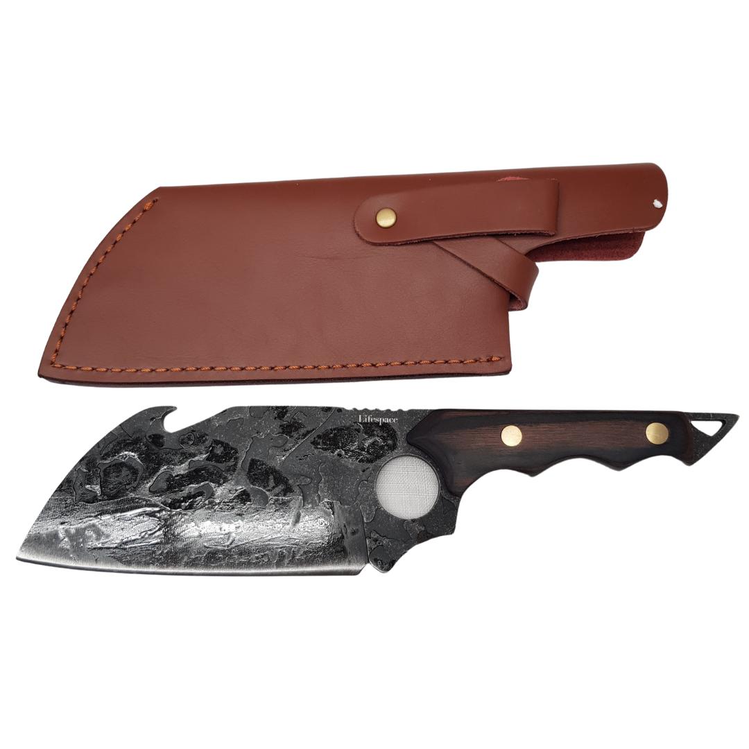 Lifespace 6,5" Hunting Cleaver with Utility Hook & Sheath - Lifespace