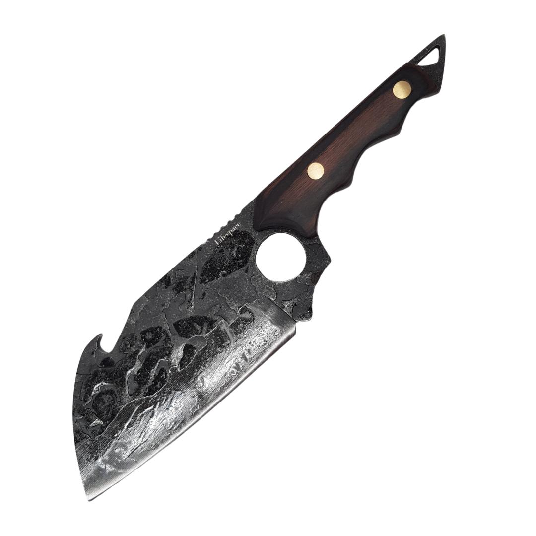 Lifespace 6,5" Hunting Cleaver with Utility Hook & Sheath - Lifespace