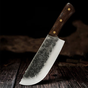 Lifespace 7,5" Hammer Forged Chef Cleaver with Sheath - Lifespace