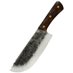 Lifespace 7,5" Hammer Forged Chef Cleaver with Sheath - Lifespace