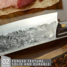 Load image into Gallery viewer, Lifespace 7,5&quot; Hammer Forged Chef Cleaver with Sheath - Lifespace