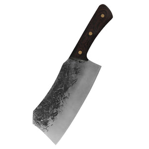 Lifespace 8" Chef Chopping Cleaver with 3 Rivets & Wood Handle - Lifespace