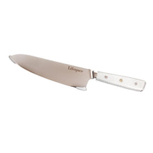 Load image into Gallery viewer, Lifespace 8&quot; Cladded Steel Chef Knife w/ White Honeycomb Handle - Lifespace