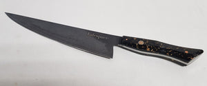 Lifespace 8" Japanese VG10 Cladded Steel Kurouchi Chef Knife w/ Resin Handle - Lifespace