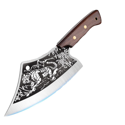 Lifespace 8" Tiger Cleaver with Copper Nails in Black Gift Box - Lifespace