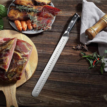 Load image into Gallery viewer, Lifespace BBQ Ham &amp; Brisket Carving Knife - 300mm Stainless Steel Blade - Lifespace